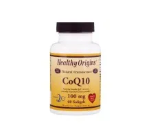 Антиоксидант Healthy Origins Коэнзим Q10, Kaneka (COQ10), 100 мг, 60 желатиновых капсул (HO35016)