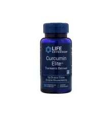 Трави Life Extension Екстракт куркуми, Curcumin Elite, 30 рослинних капсул (LEX-24673)