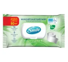 Туалетний папір Smile Family для дорослих з клапаном 80 шт. (4823071642278)