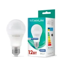 Лампочка TITANUM A60 12W E27 3000K (TLA6012273)