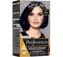 Фарба для волосся L'Oreal Paris Preference 1 - Чорний (3600521916551)