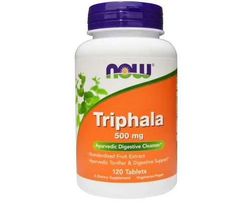 Травы Now Foods Трифала, Triphala, 500 мг, 120 таблеток (NOW-04764)