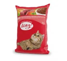 Сухий корм для кішок Мяу! з м'ясом, рисом та овочами 11 кг (4820083902109)