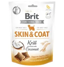 Ласощі для собак Brit Care Skin&Coat криль з кокосом 150 г (8595602539963)