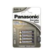Батарейка Panasonic AAА LR03 Everyday Power * 4 (LR03REE/4BP)