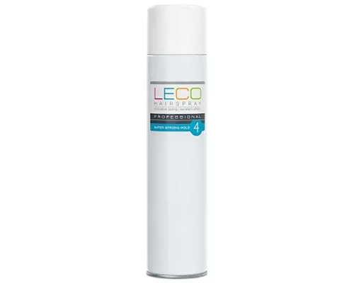 Лак для волосся Leco 4 Надсильна фіксація 600 мл (XL 20102)