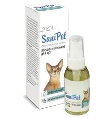 Спрей для животных Природа Sani Pet уход за ушами для кошек и собак 30 мл (4820150200596)