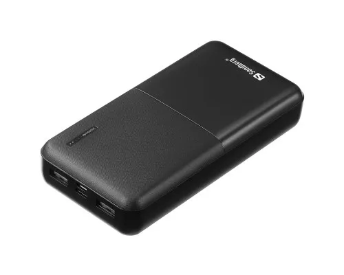 Батарея универсальная Sandberg 20000mAh, Saver, USB-C, Micro-USB, output: USB-A*2 Total 5V/2.4A (320-42)