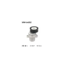 Натягувач ременя з роликом SKF VKM 64002