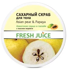 Скраб для тела Fresh Juice Asian Pear & Papaya сахарный 225 мл (4823015936418)