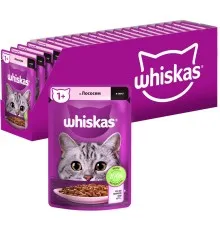 Влажный корм для кошек Whiskas Лосось в соусе 85 г (5900951302053)