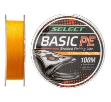 Шнур Select Basic PE 100m Помаранч 0.08mm 8lb/4kg (1870.27.52)