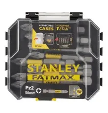 Набір біт Stanley FatMax, Pozidriv, Pz2, L = 50 мм, 10 шт, кейс (STA88572)