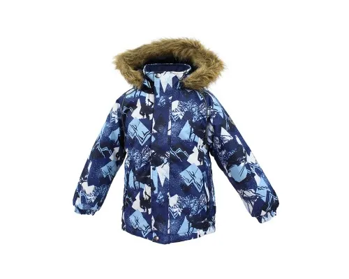 Куртка Huppa MARINEL 17200030 тёмно-синий с принтом 92 (4741468566771)