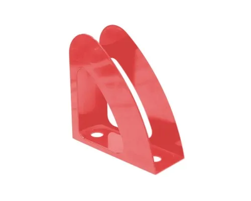 Лоток для паперів Economix вертикальний Райдуга, пластик червоний непрозорий (E31904-23)