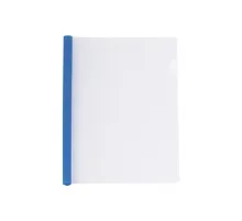 Папка-скоросшиватель Economix А4 с планкой-зажимом 10 мм (2-65 листов), синяя (E31205-02)