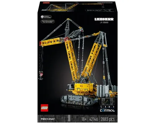 Конструктор LEGO Technic Гусеничний підйомний кран Liebherr LR 13000 2883 деталі (42146)