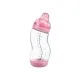 Бутылочка для кормления Difrax S-bottle Wide антиколиковая, силикон, 310 мл (737FE Pink)