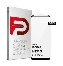 Скло захисне Armorstandart Pro Tecno POVA NEO 3 (LH6n) Black (ARM70387)