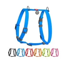 Шлея для собак WAUDOG Waterproof Н-подібна анатомічна М блакитна (32812)