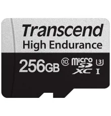Карта пам'яті Transcend 256GB microSDXC class 10 UHS-I U3 High Endurance (TS256GUSD350V)