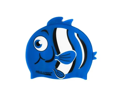 Шапка для плавания Aqua Speed Zoo 115-10-Nemo 5757 синя рибка Діт OSFM (5908217657572)