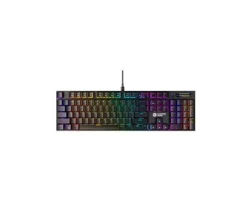 Клавіатура Canyon Cometstrike GK-55 RGB USB UA Black (CND-SKB55-US)