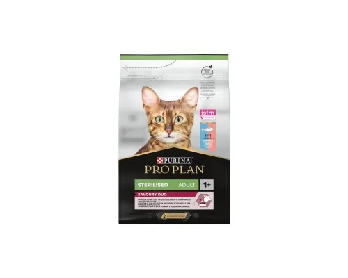 Сухой корм для кошек Purina Pro Plan Sterilised Adult 1+ Savoury Duo После стерилизации С треской и форелью 3 кг (7613036732550)