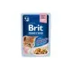 Влажный корм для кошек Brit Premium Delicate Fillets in Gravy Chicken for Kitten (8595602570652)