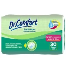 Підгузки для дорослих Dr.Comfort Small 5 крапель 30 шт (8680131200993)