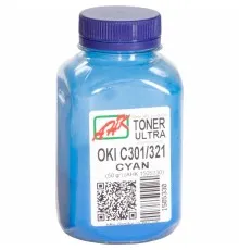 Тонер OKI C301/321, 50г Cyan AHK (1505330)