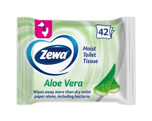 Туалетная бумага Zewa Aloe Vera 42 шт (7322540898934)