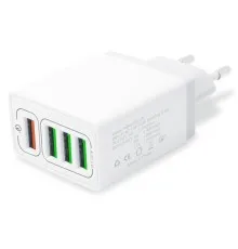Зарядное устройство XoKo QC-405 4 USB 6.2A White (QC-405-WH)