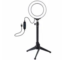 Набір блогера Puluz Ring USB LED lamp 4.7"+ table tripod (PKT3031)