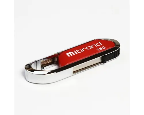 USB флеш накопичувач Mibrand 16GB Aligator Red USB 2.0 (MI2.0/AL16U7DR)