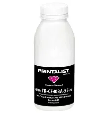 Тонер HP CLJ Pro M252/M452, Canon 045, 50г Magenta Printalist (TR-CF403A-55-PL)