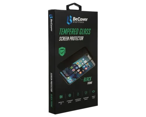 Стекло защитное BeCover Motorola Moto E20 Black (706900)