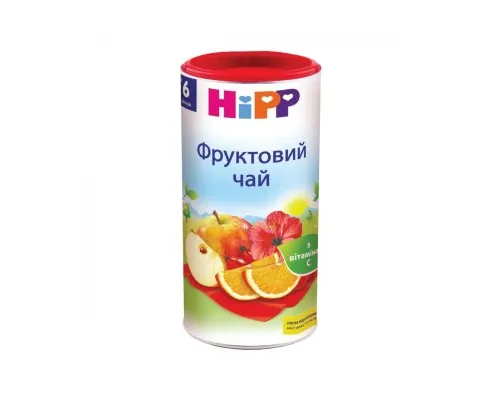 Детский чай HiPP фруктовый от 6 мес. 200 гр (9062300103899)