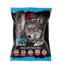 Лакомство для собак Alpha Spirit DOG Snacks Fish полувлажные из рыбы, кубики 50 г (8436586310042)
