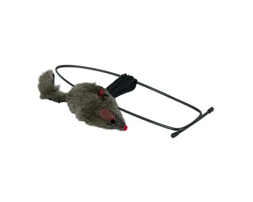 Іграшка для котів Trixie Мишка на вудці 8х190 см (4011905040653)