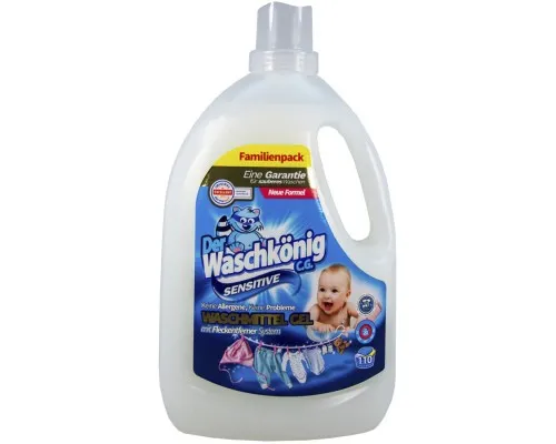Гель для прання Waschkonig Sensitive 3.305 л (4260418932782)