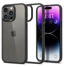 Чохол до мобільного телефона Spigen Apple iPhone 14 Pro Max Ultra Hybrid, Matte Black (ACS04817)