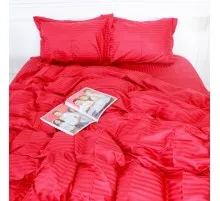 Підковдра MirSon Satin Stripe 30-0018 Red 200х220 см (2200005254660)