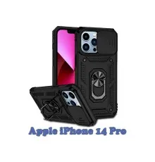 Чохол до мобільного телефона BeCover Military Apple iPhone 14 Pro Black (708175)