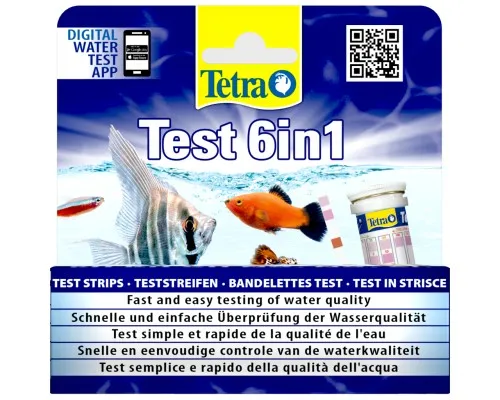 Тест для води Tetra Test 6 in 1 (4004218175488)