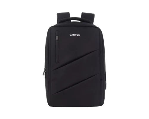 Рюкзак для ноутбука Canyon 15.6 BPE-5 Urban, USB, 12-18L, Black (CNS-BPE5B1)