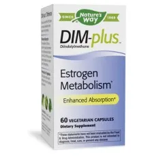 Вітамінно-мінеральний комплекс Nature's Way Метаболізм естрогенів, DIM-plus, Estrogen Metabolism, 60 вегетаріанс (NWY-14810)