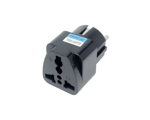 Переходник US/UK/AU to EU Dynamode (EU Adapter black)