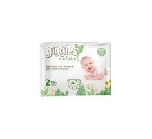 Підгузки Giggles Natural 2 Mini 3-6 кг 40 шт (8680131206384)