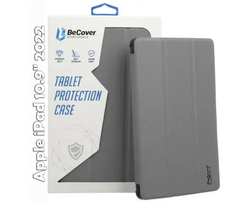 Чехол для планшета BeCover Smart Case Apple iPad 10.9 2022 Gray (709192)